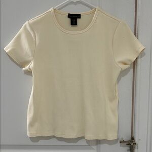 House of Harlow - Ribbed Top - M - butter yellow